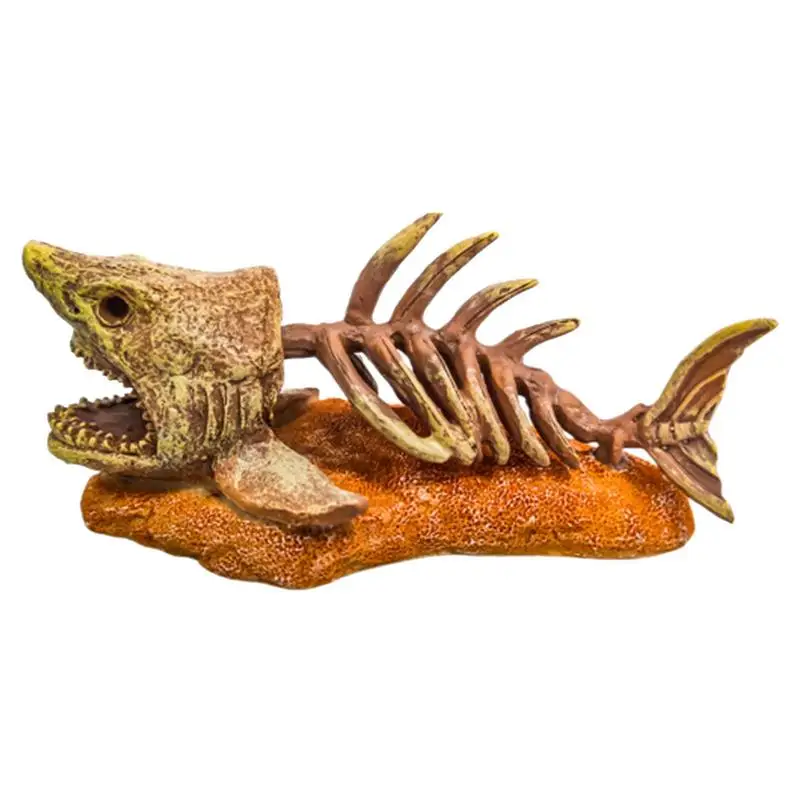 

Маленькие украшения для аквариума, кости для рыб, прячущаяся пещера из смолы, аквариумный ландшафт, естественное искусственное ландшафтное оформление