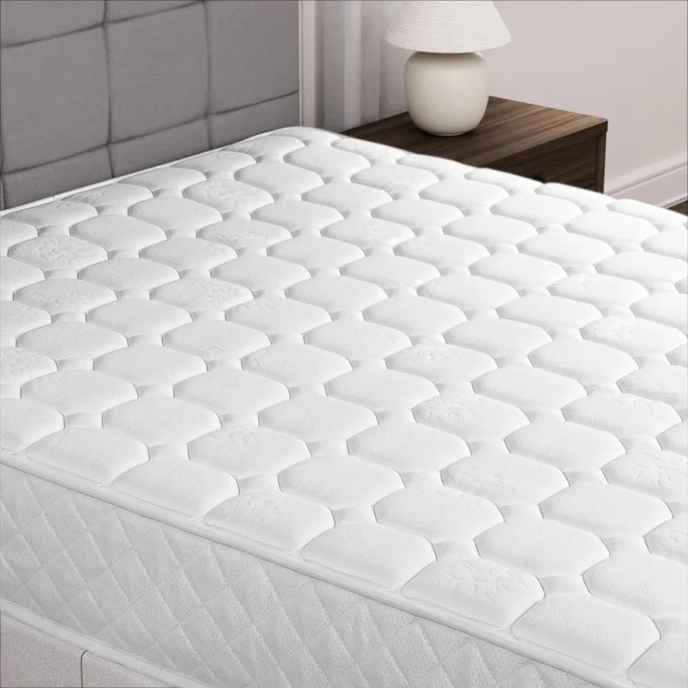 8" Quilted Hybrid Mattress of Comfort Foam and Pocket Spring, Adult 5