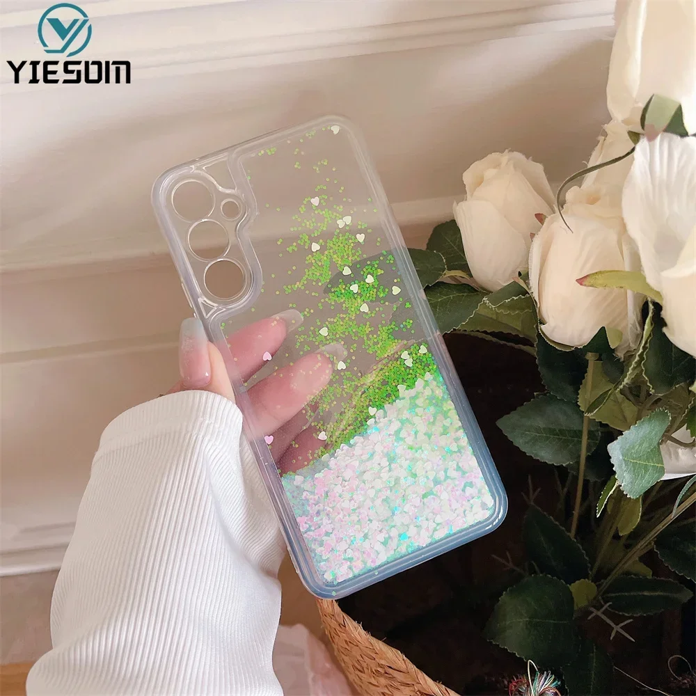 Sparkling Glitter Silicone Phone Case - Shimmering Protective Cover