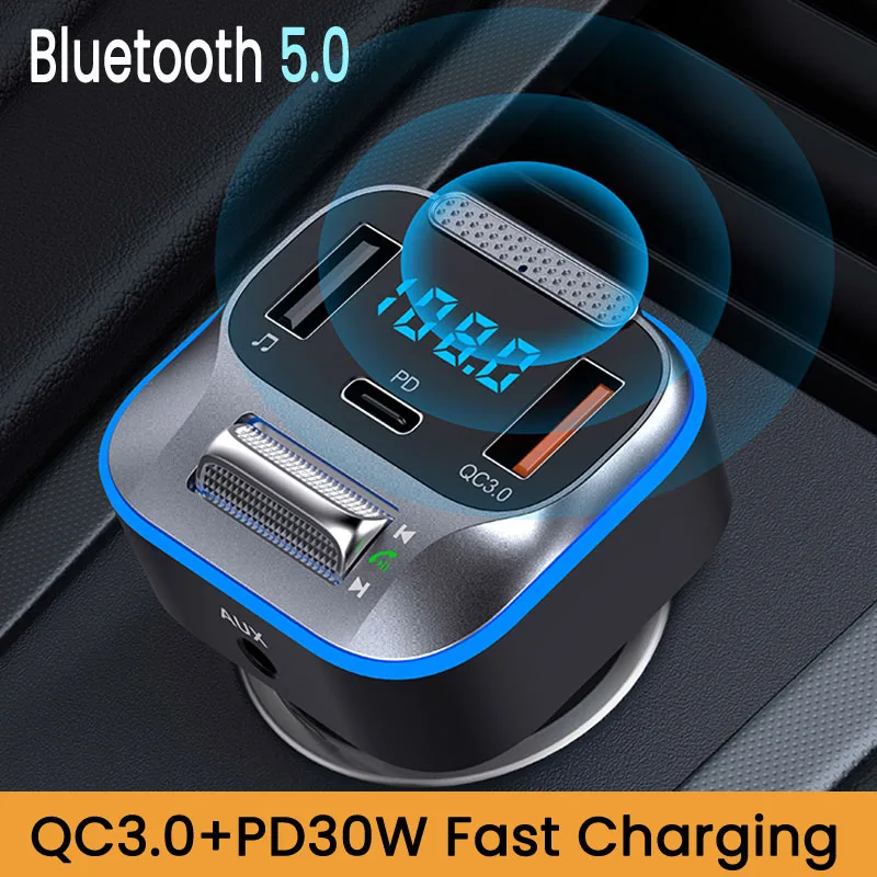 FM-трансмиттер с поддержкой Bluetooth 5 0 и быстрой зарядки |