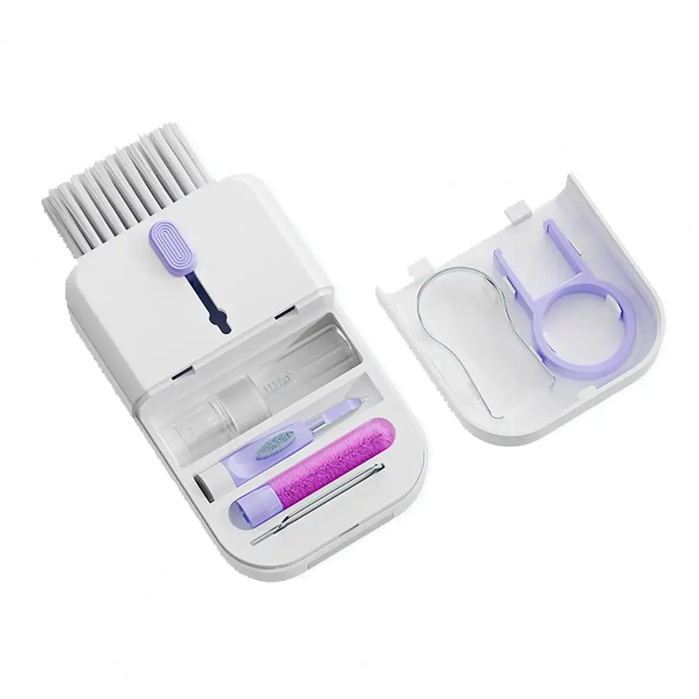 Keyboard Kit Portable 11 1 Computer Cleaner Kit with Brush Spray for Laptop Tablet Phone Camera Earphone Screen Keycap 2