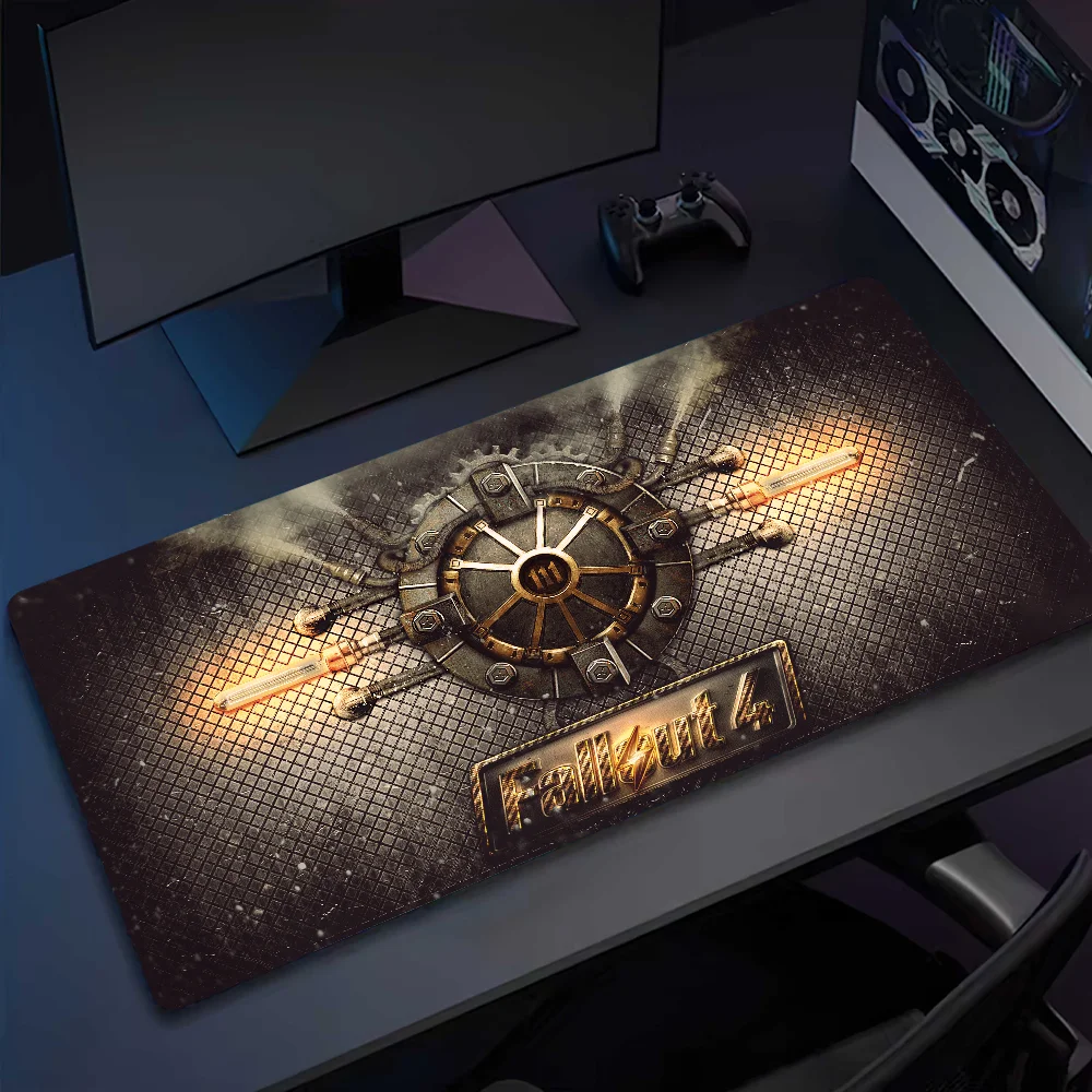 Game F-Fallouts 4 Mousepad Computer Office Game Table Mats XXL Rubber Anti-slip Gaming Keyboard Long Desk Pads 5