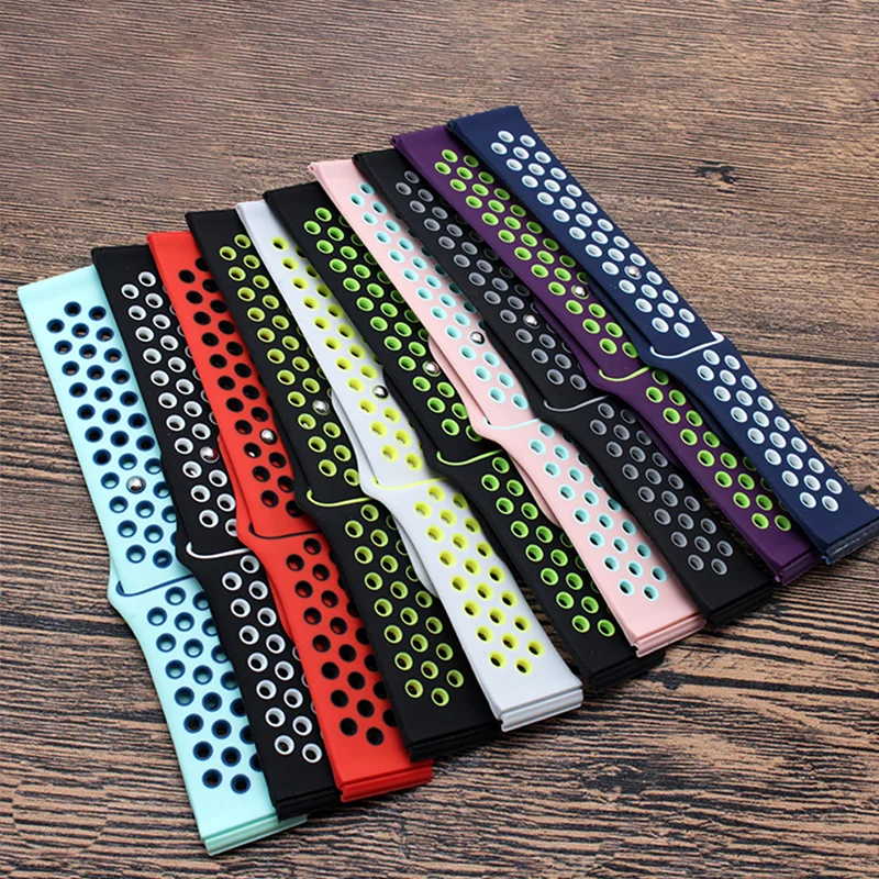 Wholesale Cool Silicone 18 mm Watches Band NY8012_K0019713 main image 0