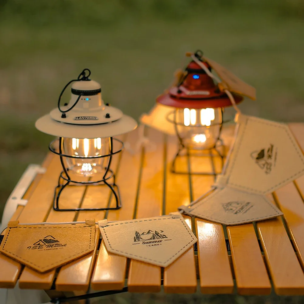 12Pcs Camp Five Cornered Flag Cool Camping Gear and Accessories Christmas Decorative Flag Novelty Camping Supplies Biwak Outdoor