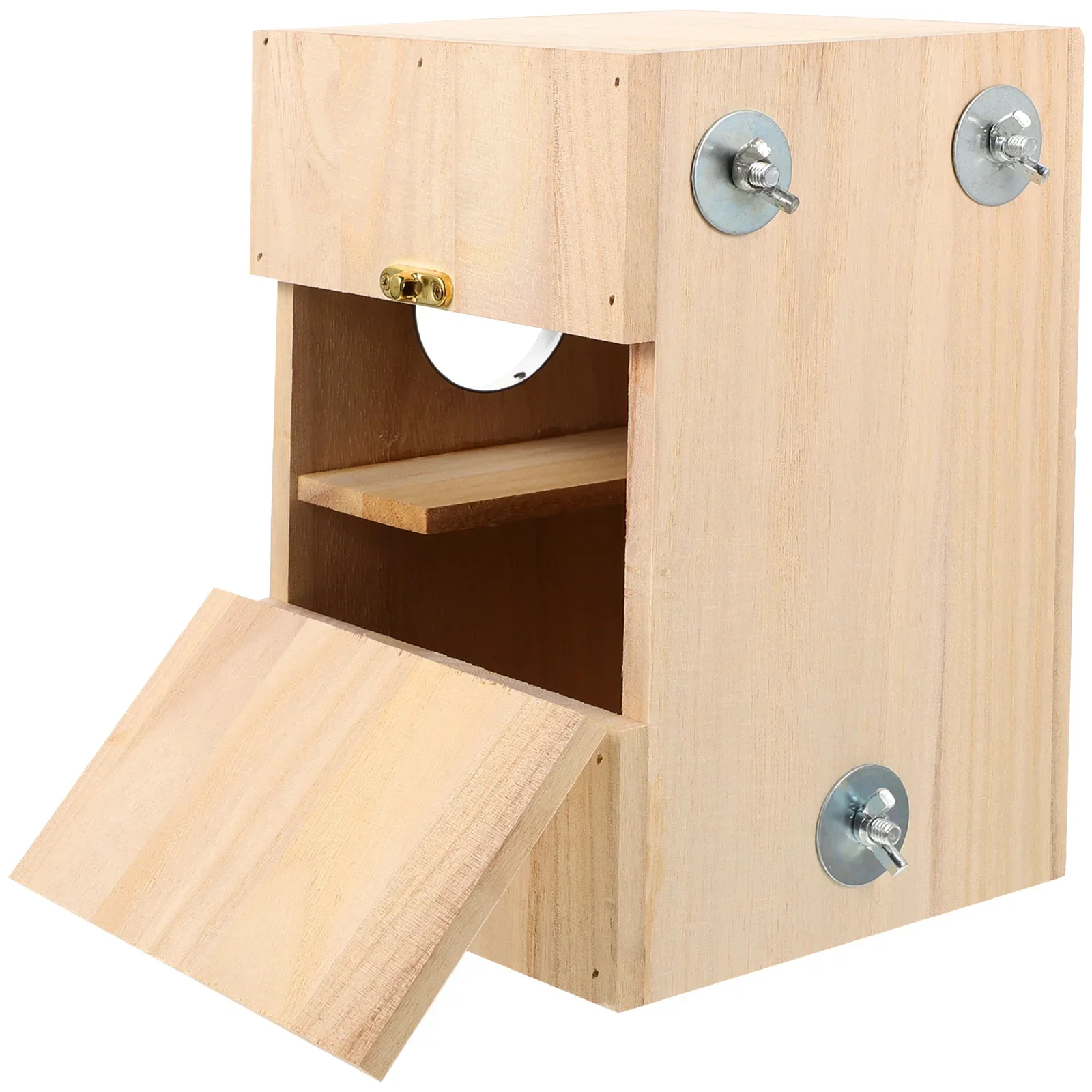 

Breeding Outside Birds Cage Nesting Cages Bird Box Budgie Houses Parakeets Wood Material Parakeet House Boxes Cockatiel Holder