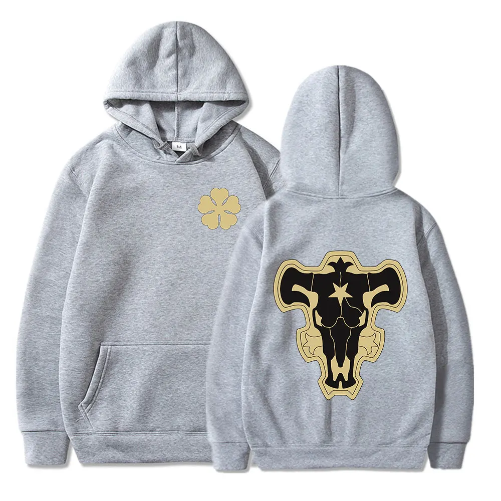 Anime Black Clover Hoodies Graphics Harajuku Men Women Running Sport Pullover Workout GYM Causal Sweatshirt Hooded Unisex