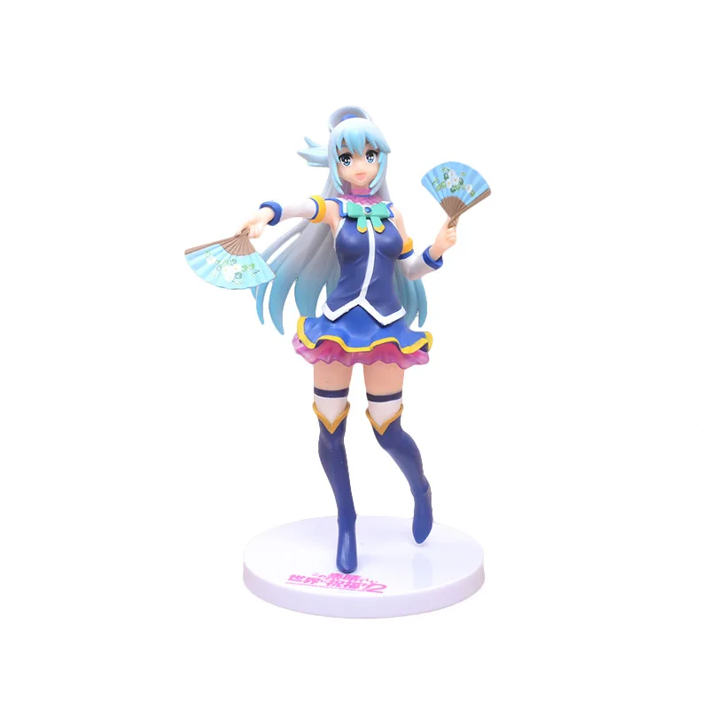 

Экшн-фигурка Kono Subarashii Sekai Ni Shukufuku O Aqua, игрушечная кукла, фигурки, Коллекционная модель, кукла, подарок для век, 20 см