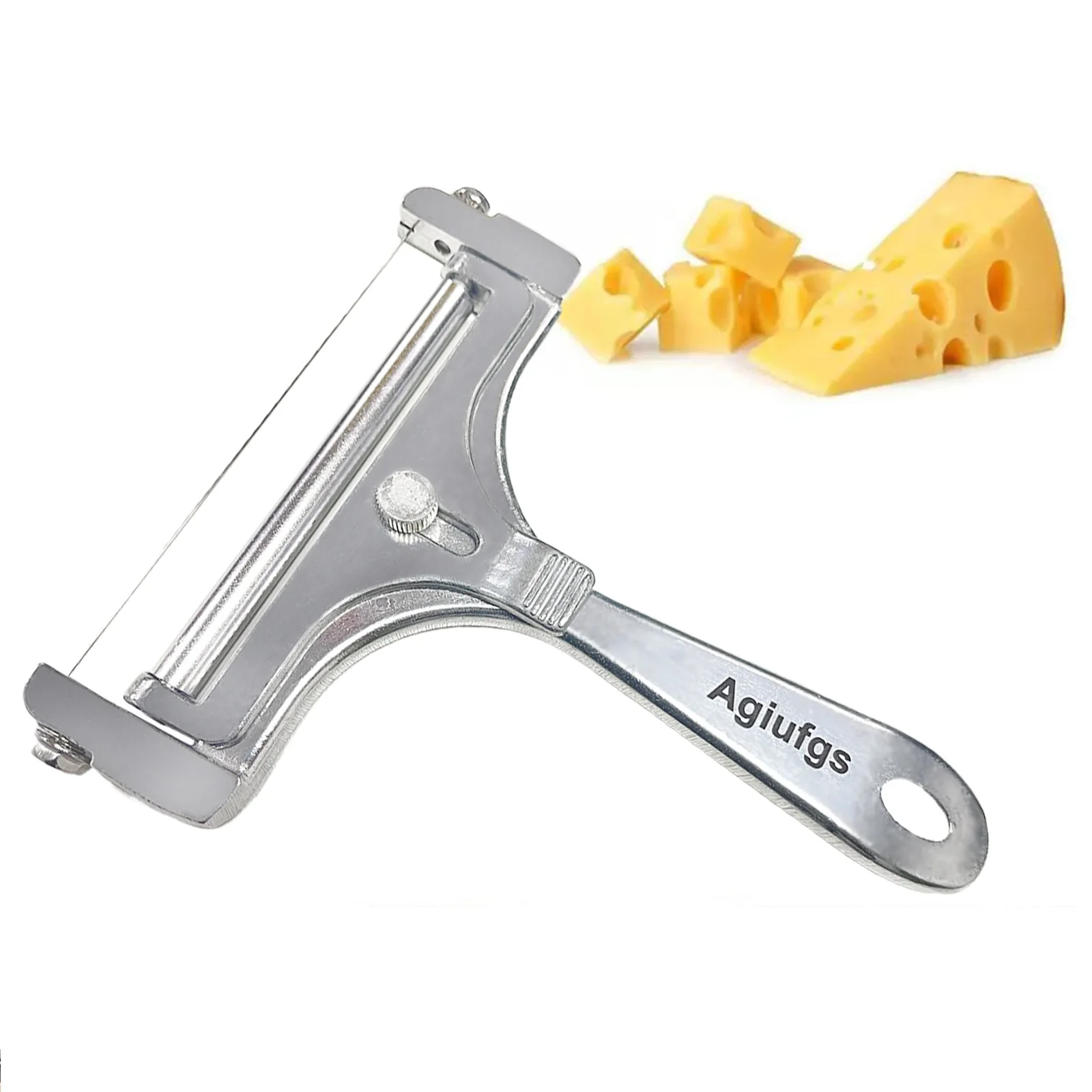 AGIUFGSCheeseSlicerAdjustableThicknessCheeseButterCutterwith