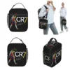 Insulated Lunch Tote Bag Cr7 Ronaldos Signature Merch Football Food Box Multifunction Thermal Cooler Lunch Box for School 2