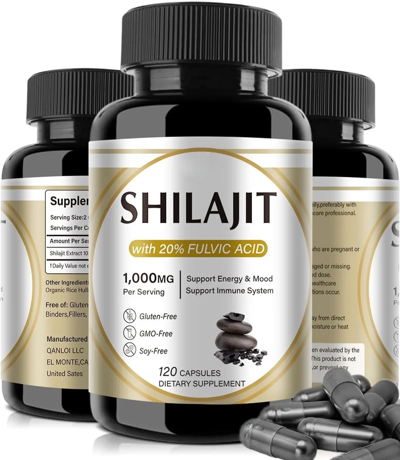 100% Shilajit Himalaya Capsules