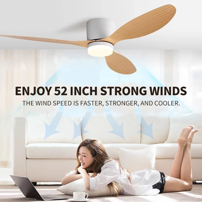 LED Pendant Light Ceiling Fan With Remote Control Terrace High Wind Volume No Light Household Fan ceiling fan electric fan led ceiling fan lights led fan light led ceiling lights
