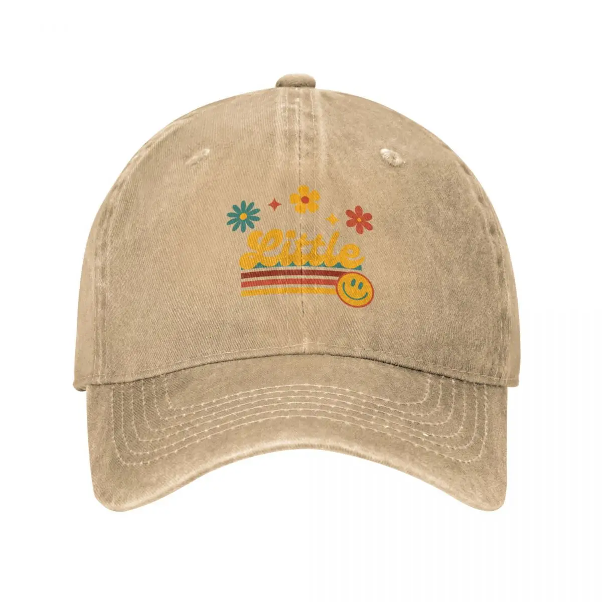 

Groovy Retro Big Little Reveal Sorority T Shirt (Little) Cowboy Hat hats Hat beach golf hat Man cap Women's