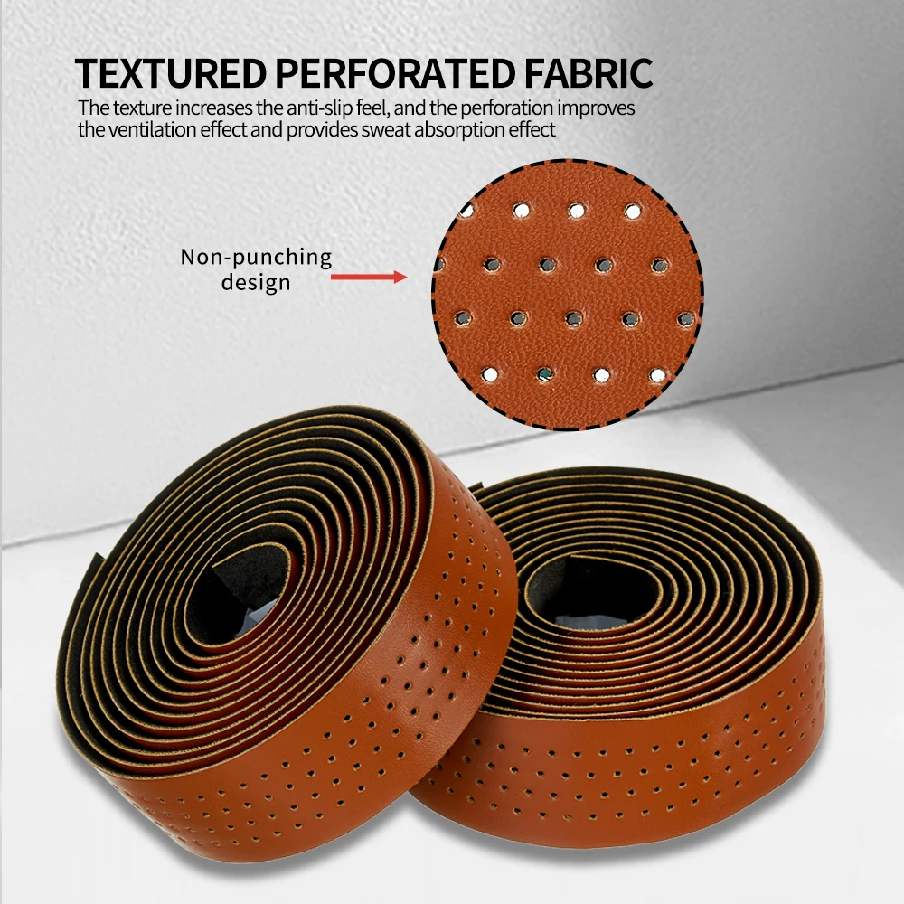 MOTSUV Road Bicycle Handlebar Tapes Bar Through Hole Comfortable Anti-slip Waterproof Ventilation Bike Bar Straps Cycling Access