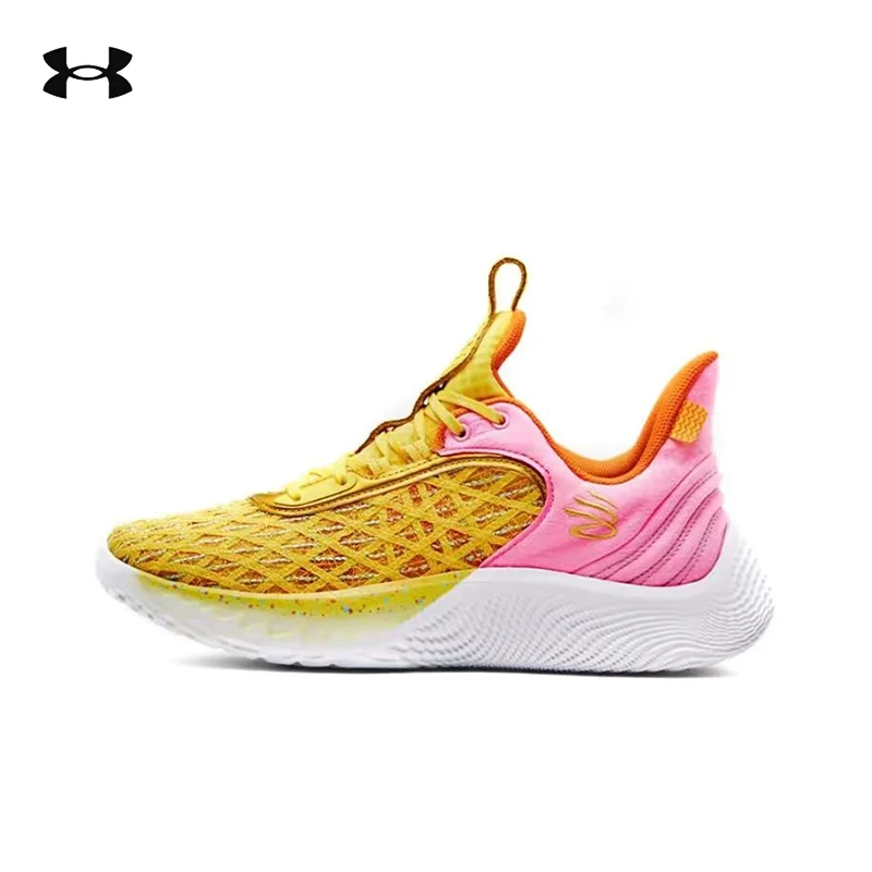 thumbnail image 1 of Zapatillas de baloncesto prácticas, de corte bajo, antideslizantes y resistentes al desgaste de Under Armour Curry 9, 1 of 5