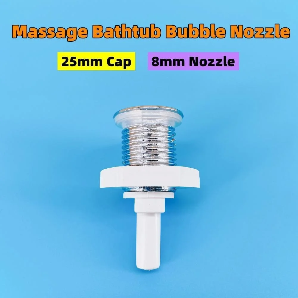 Bathroom Hardware Set Bathroom Hardware Accessories Plumbing Tool Massage Bathtub Air Jet 8mm Nozzle 25mm Cover Hot Tub Air Jet