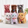 Cute Electronic Plush Cat Toy Can Walking Meowing Wagging Tail Stuffed Cat Doll Child Interactive Toys For Birthday Gift 1