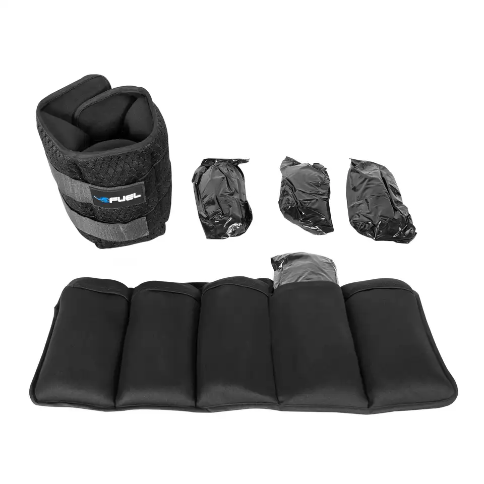 Adjustable 10 Pound Ankle and Wrist Weights Pair