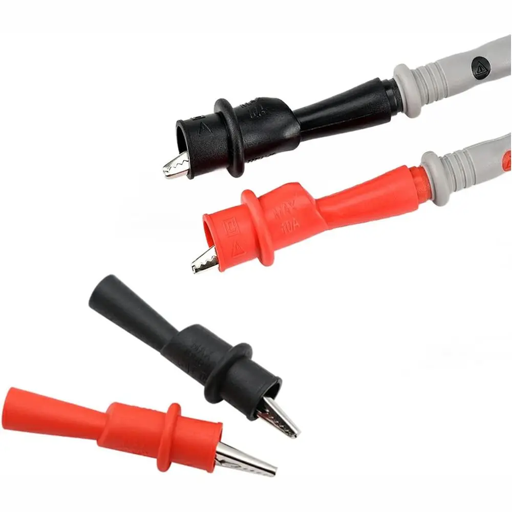 1 Pair Alligator Crocodile Test Clip Clamp for Multimeter Tester Probe Electrical Clamp for Testing