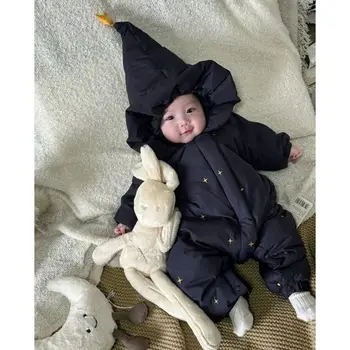 Pagliaccetti per neonati Tute per neonati Abbigliamento invernale per bambini Abiti interi Giacca in cotone ispessito Abbigliamento caldo per arrampicata all'aperto