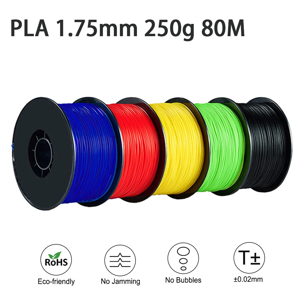 Easythreed 3D Printing Filament Pla 250G Lengte 80M Diameter 1.75Mm Fdm