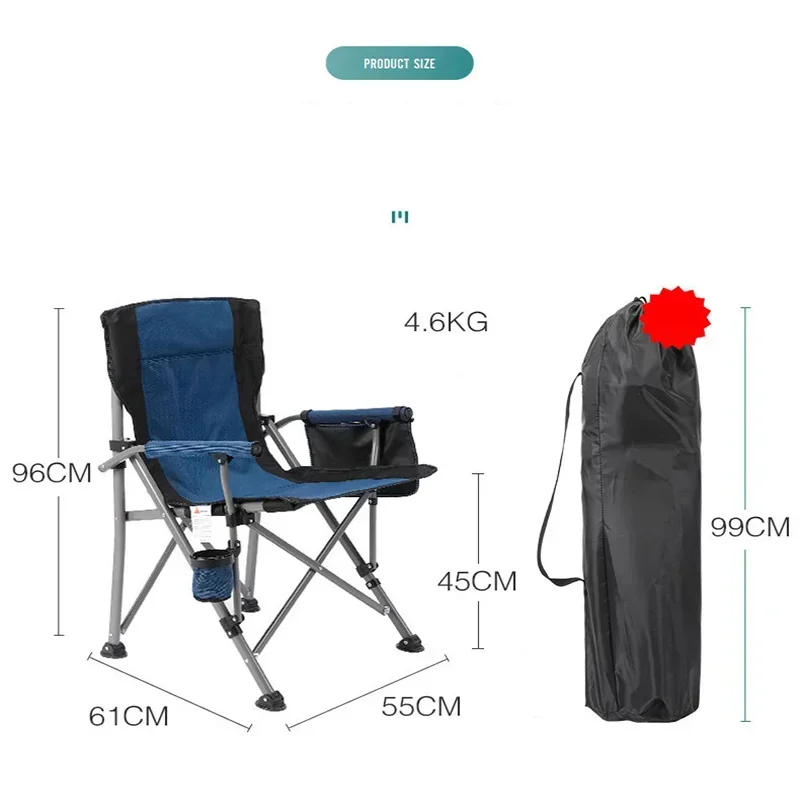 Sea Retro Beach Chair Fishing Folding seat Portable Foldable Lightweight Aluminium Beach Camping chair stool Outdoor