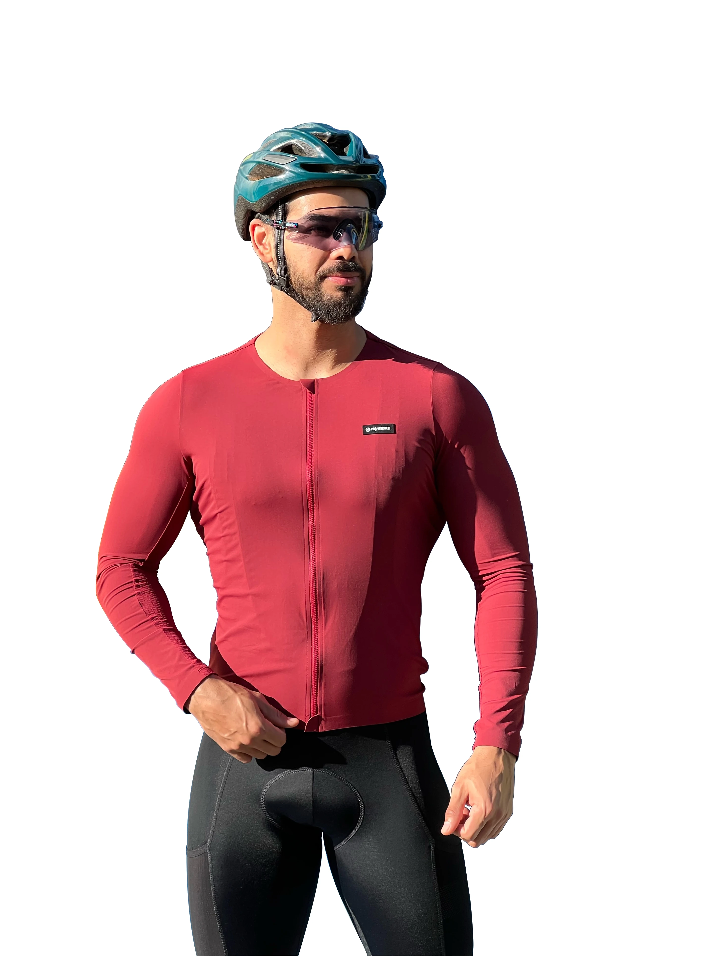 YKYWBIKE Cycling Jersey Long Sleeve Seamless Process Top Quality YKK zipper New Coldback Fabric UPF 50+ Asian Size Jersey 2