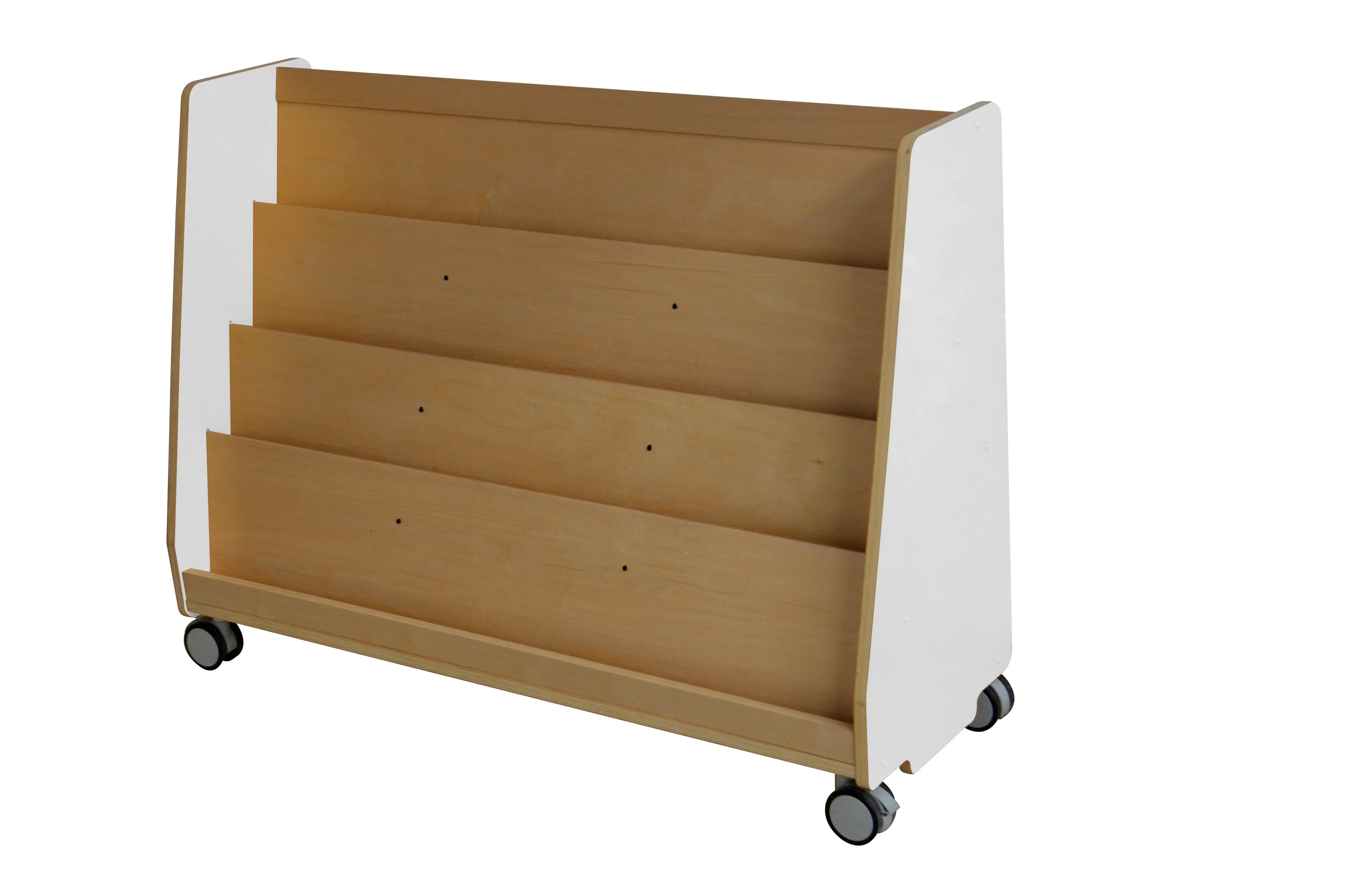 Factory Sale Children's Toy Storage Cabinet Kindergarten Wooden Bookshelf Kids
