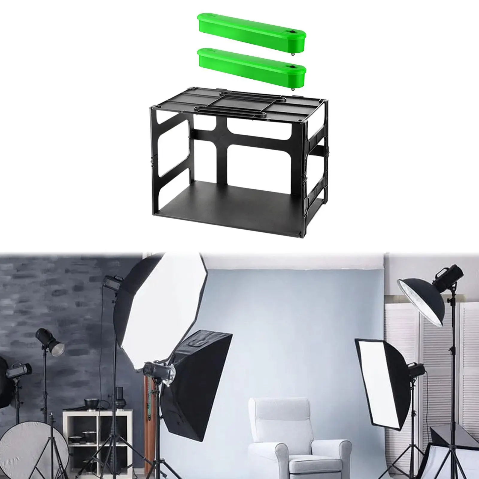 Photography Light Box Multipurpose Hobby Crafting Station Workbench Foldable