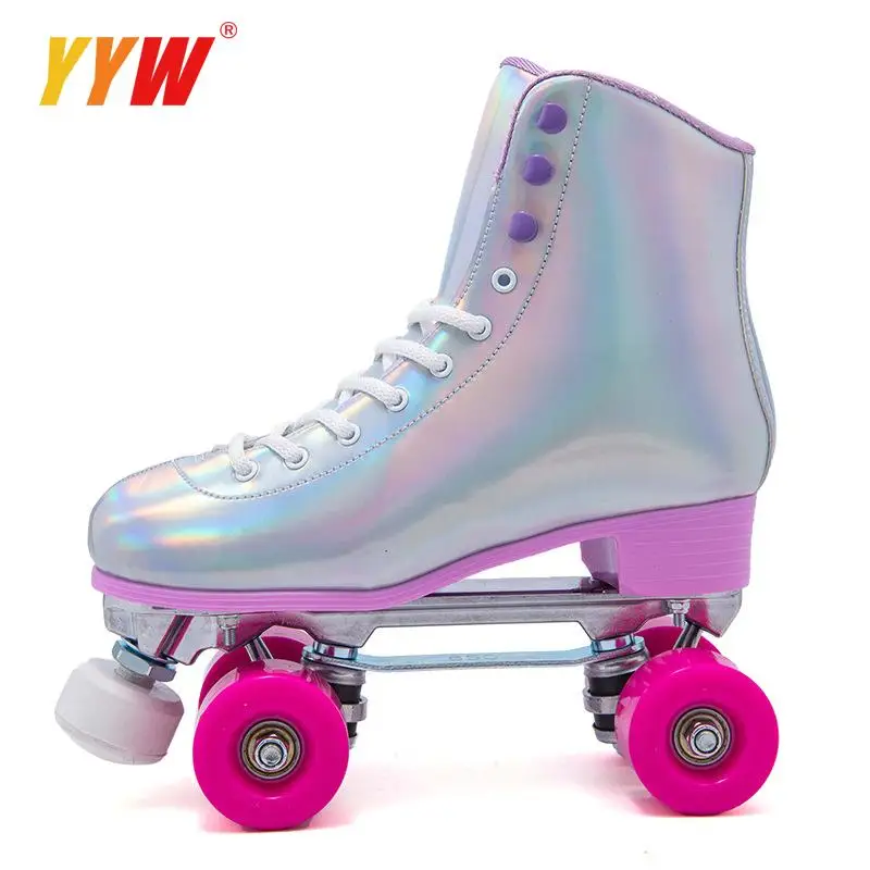 

Quad Wheels Skating Double Row Roller Shoes Roller Skates Shoes For Adult Men Women Child Beginner Sliding Sneaker With 4 Wheels