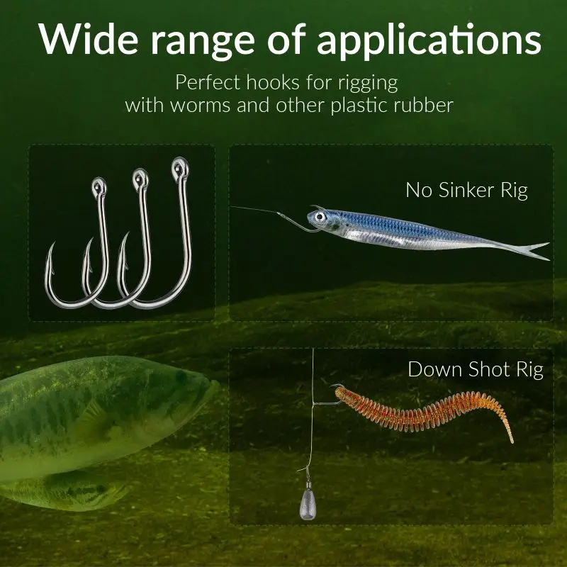 Accessoire de pêche neuf hameçon à poisson cercle hameçons