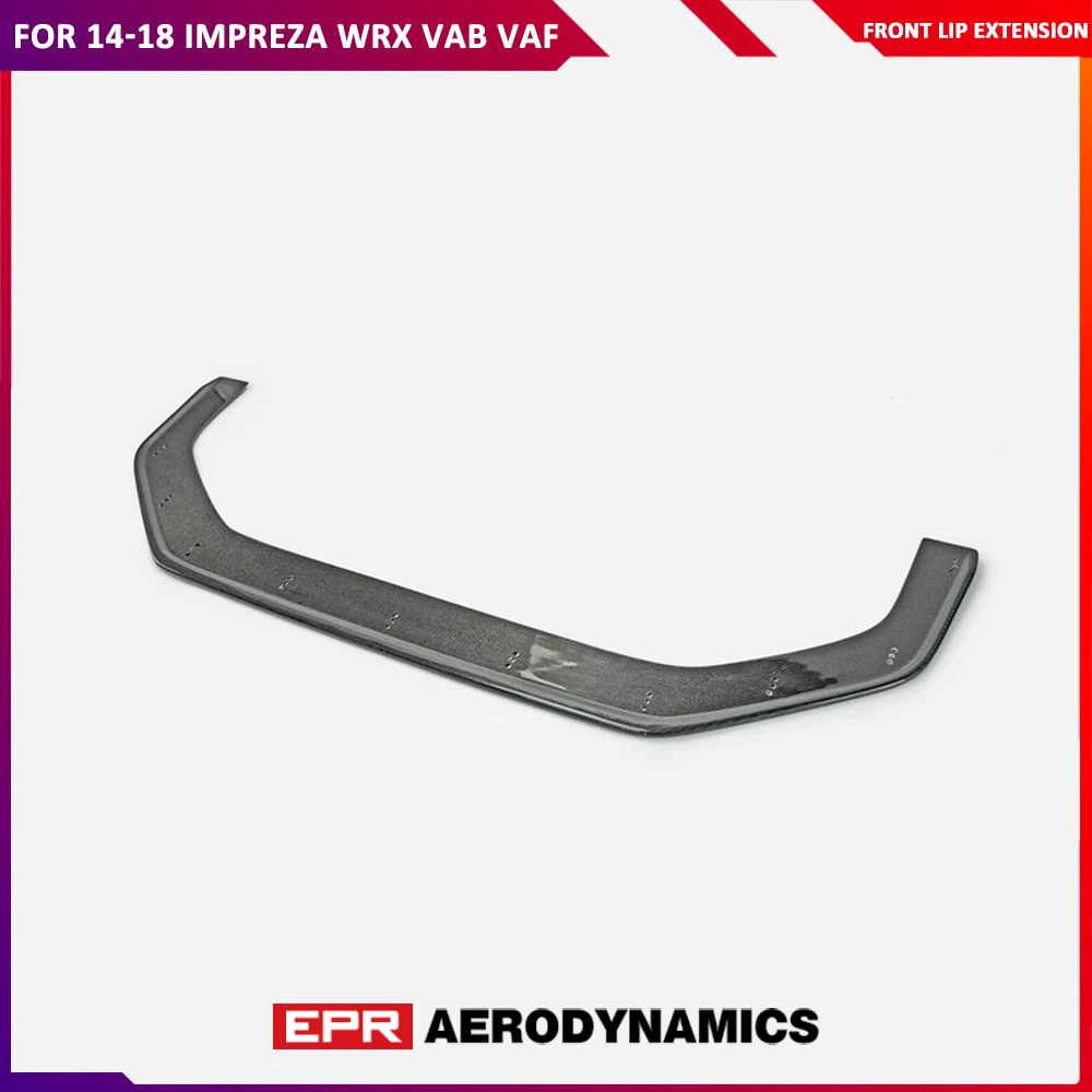 

For 14-18 Impreza WRX VAB VAF VRS Arising II Front Lip Extension Carbon Flber Glossy Or Fiberglass Unpainted Body Kit