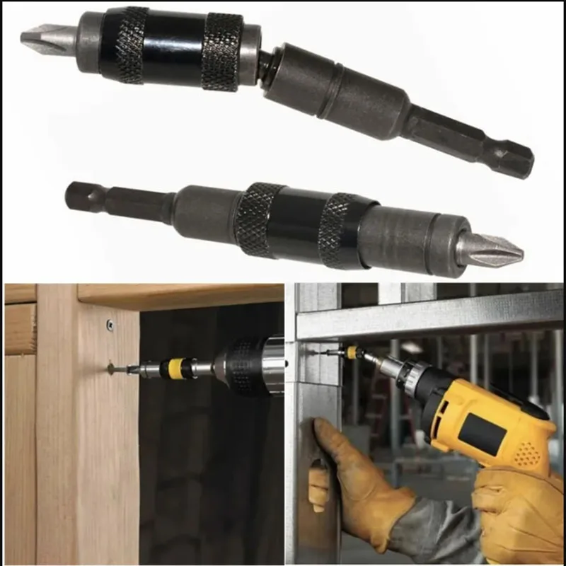 Punta Magnetica Per Trapano Con Pivot 20° | Supporto Bits A Cambio Rapido Per Viti E Spazi Stretti - Foto 2