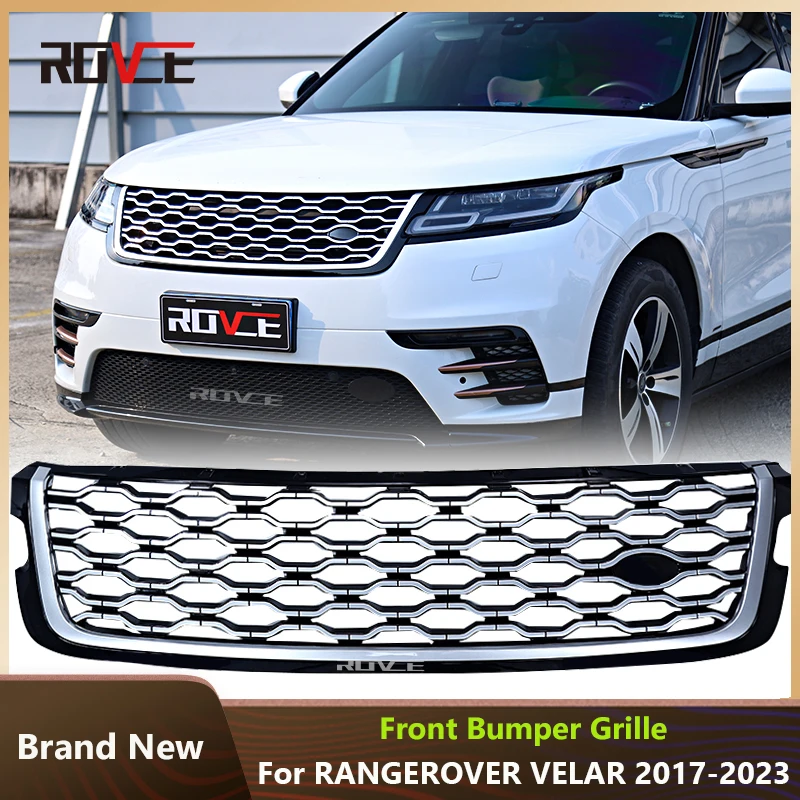 

ROVCE для Land Rover Range Rover Velar 2017-2023 передний бампер решетка Гонки Грили LR143275 LR092628 LR139319 автомобильные аксессуары