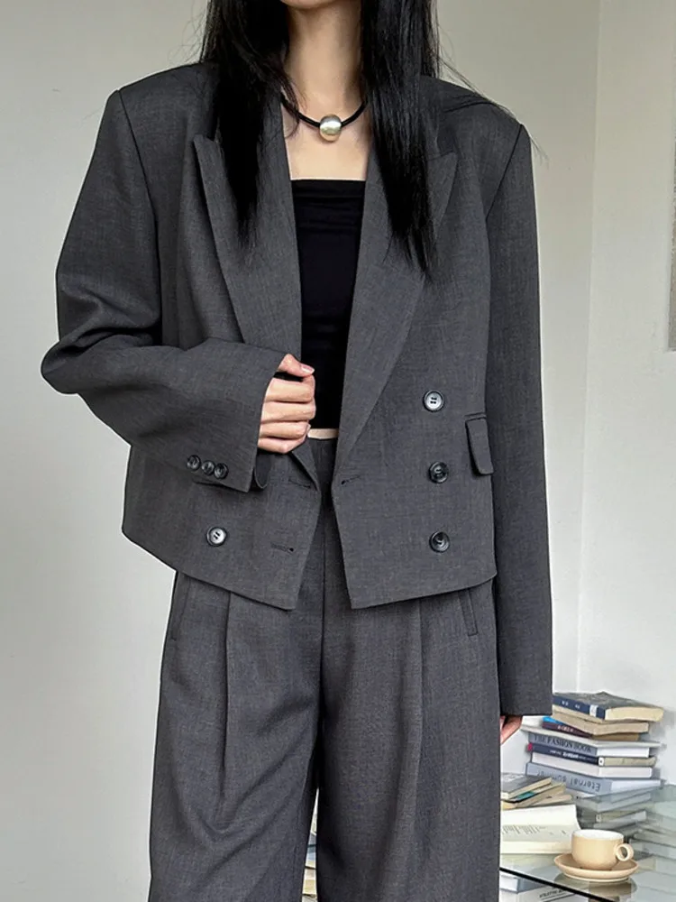 Рисунок 3 - Винтажный двубортный свободный Блейзер BJTZ для женщин