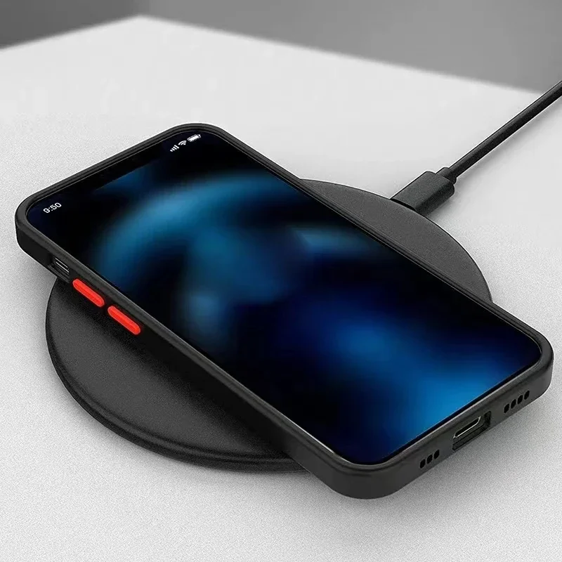 Kickstand Mobile Phone Case with Magnetic Wireless Charging