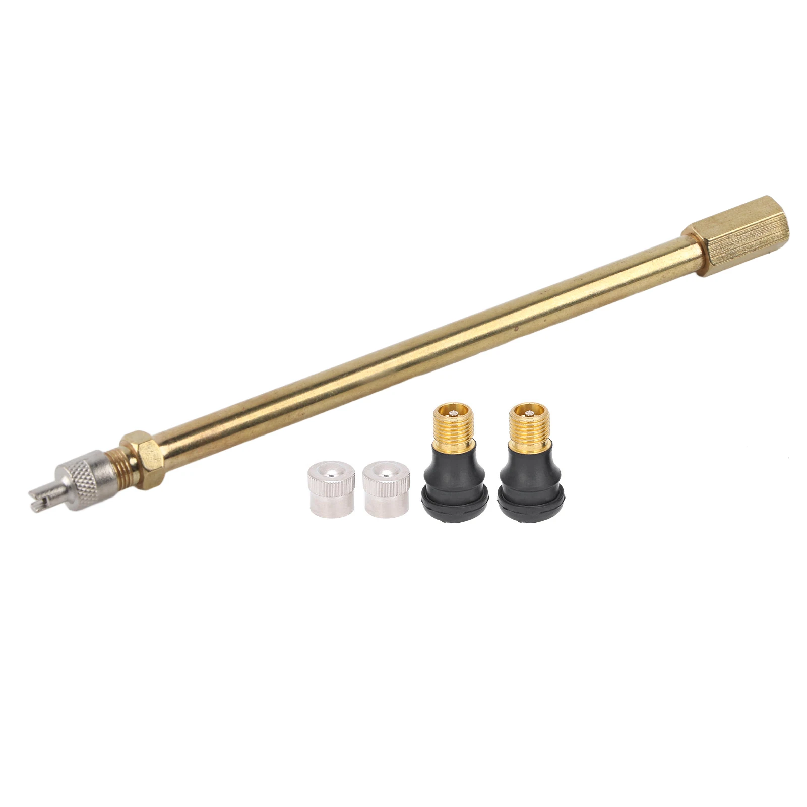 

Vacuum Tubeless Tire Valve with Multifunctional Extension Pipe Fit for M365/PRO Scooter