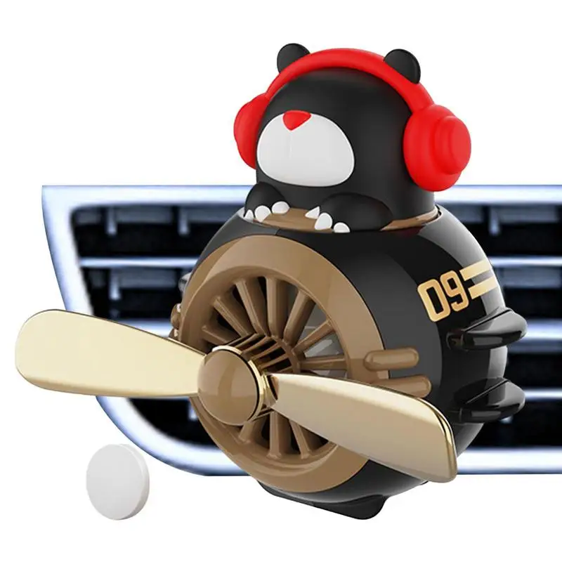 

Пропеллер для автомобиля Frehener, распылитель духов с вращающимся пропеллером, ароматизатор для выхода воздуха, милый мультяшный декор, автомобильные аксессуары, освежители