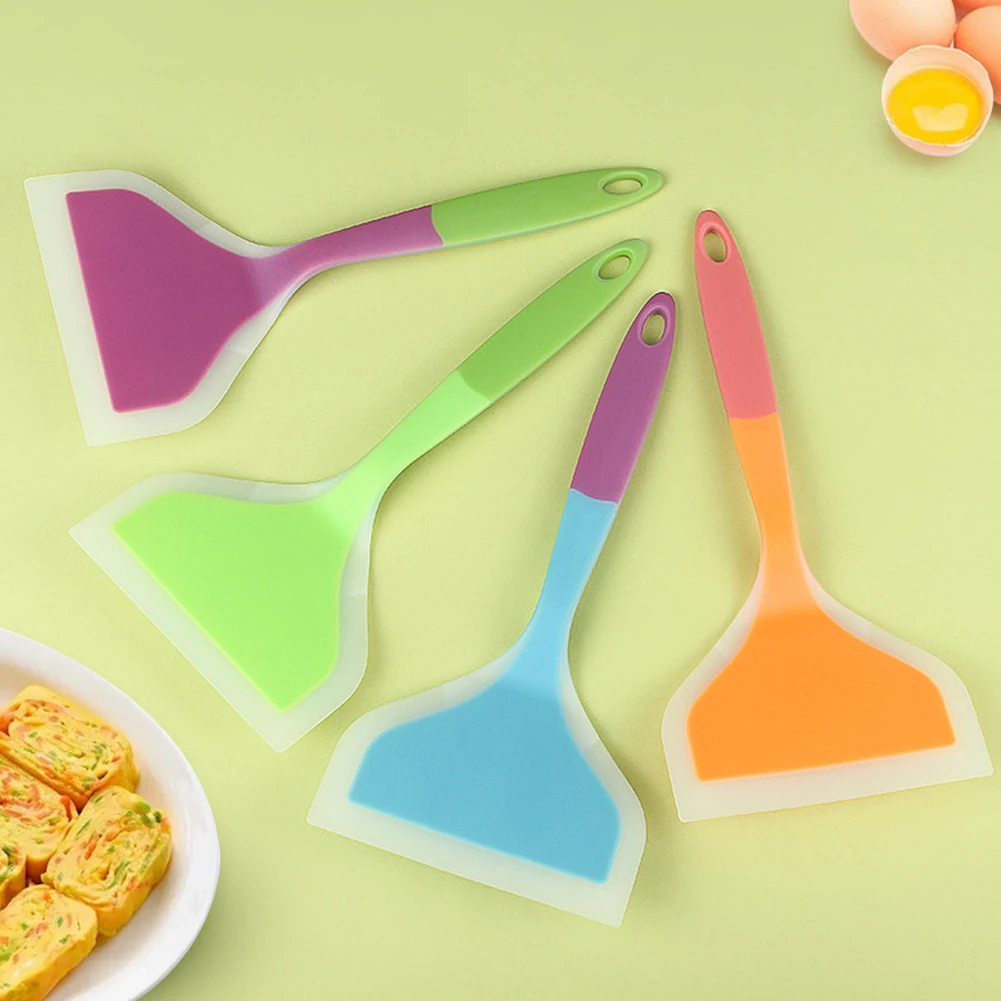 Tamago Yaki Spatula Non-stick Pan Special Spatula Thick Egg Yaki Silicone Frying Pan Silicone 1Pc