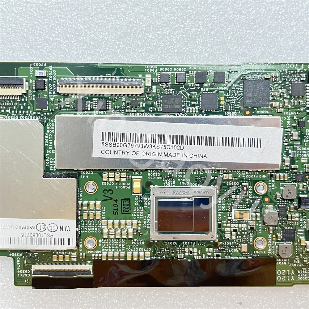 01AW776 01AW770 15218-5 For LENOVO ThinkPad X1 Tablet 2nd Gen Table Laptop Motherboard SR2ZX i5-7Y54 RAM 8G 7Y57