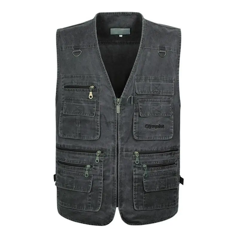 

Photograph Men Male Pockets 6xl Pocket 7xl 16 Casual New Vest Sale Sleeveless Waistcoat Size Cotton With Many Big Summer Multi