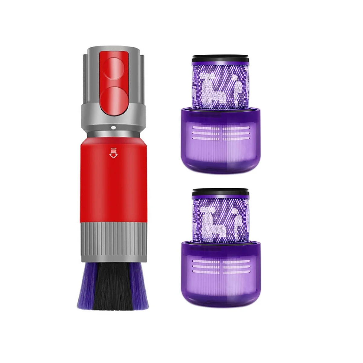 

Подходит для пылесоса Dyson V11, бесследное удаление пыли, мягкая щетка, ультраузкий пространство, всасывающая головка, фильтр