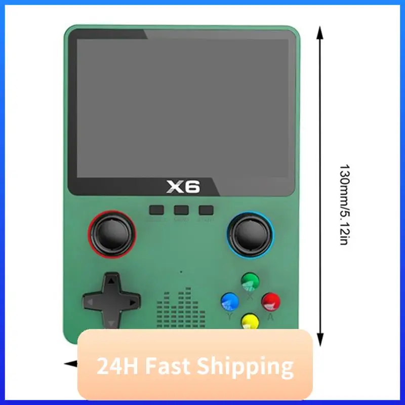 T30C New Two Person Version X6 Handheld Game Player 3.5Inch IPS Screen 11 Simulators GBA Portable Console Gifts For Kids