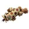 Parrot Hanging Bite Wooden Colorful Shredding Crinkles Parrot Chew Toys Natural Foraging Sola For Conures Cockatiels Parakeets 4