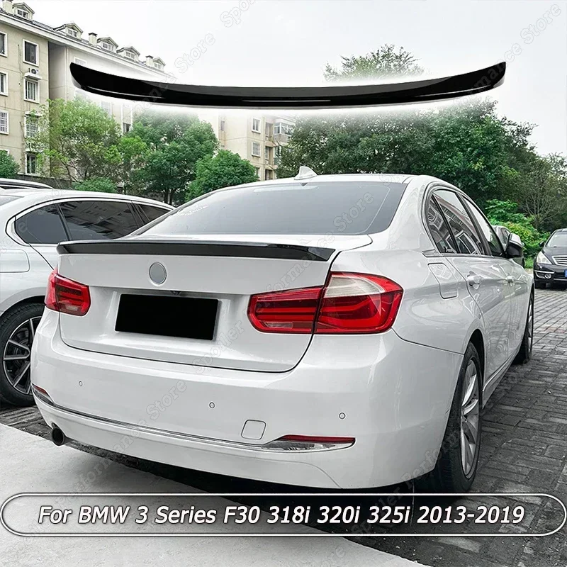 

Автомобильный задний спойлер Крылья Стайлинг Аксессуары глянцевый черный корпус ABS наборы тюнинг для BMW 3 серии F30 318i 320i 325i 2013 2014-2019