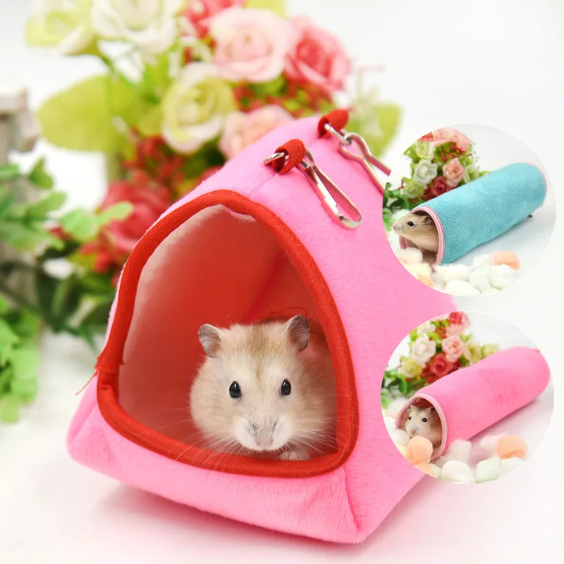 1pcHamsterHangingHouseHammockCageSleepingNestPetBedRat
