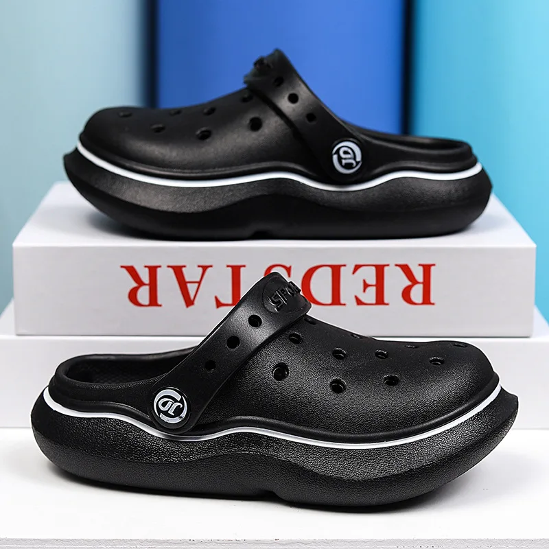 Summer Girls Clogs Children Kawai Sandals New Fashion Design EVA Beach Waterproof Water Shoes Kids Girls Platform Sandals