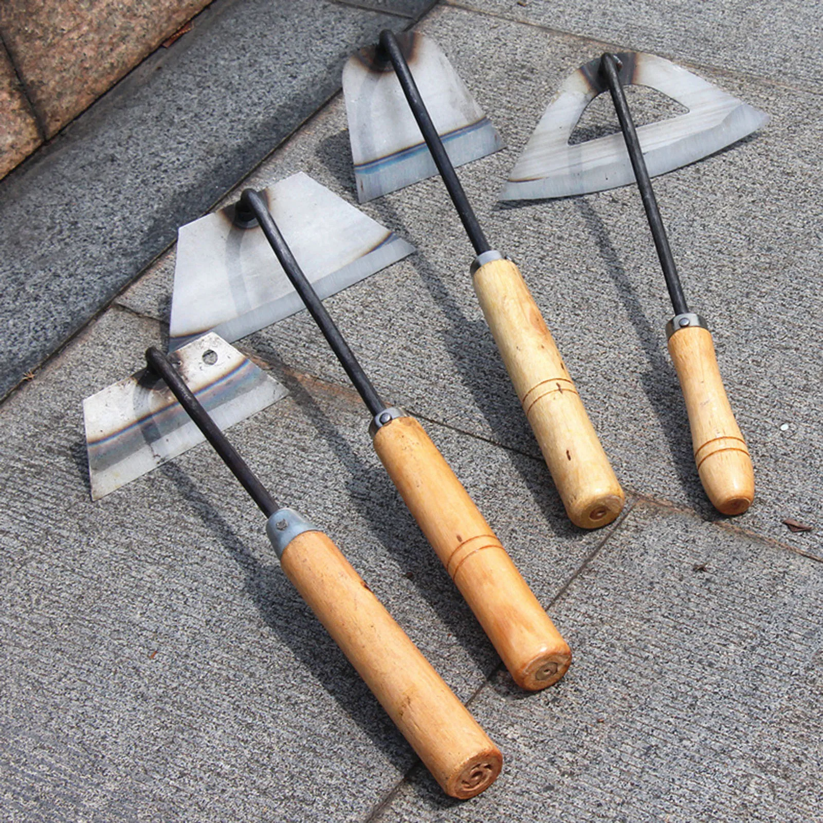 Carbon Steel Weeding Hoe Handheld Garden Weeding Rake Suit for Planting Vegetable Farm Agriculture Tool Gardening Plant Supplies 5