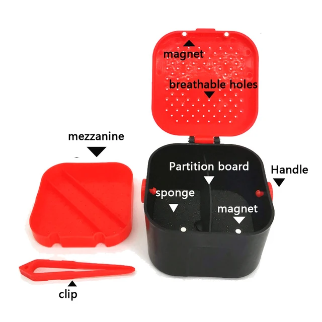낚시꾼 필수품: 효과적인 지렁이 미끼 보관을 위한 획기적인 태클 박스