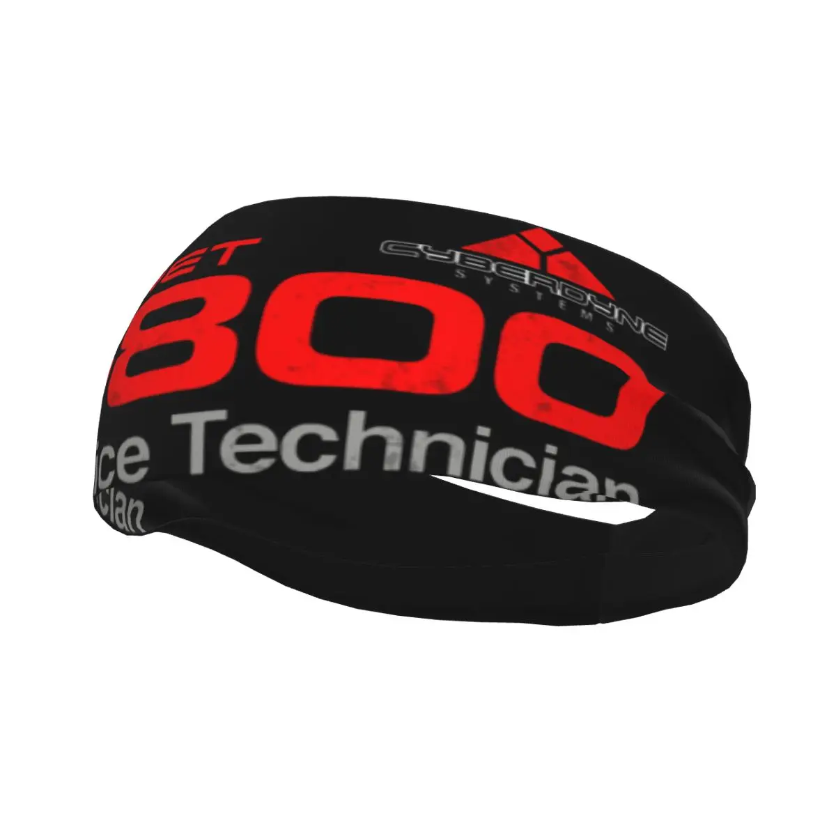 

T-800 Technician Sweatband Headband Jog Basketball Running Hair Band Terminator Cyberdyne Cyborg Headscarf Sports Safety
