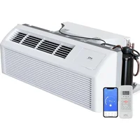 15,000 BTU PTAC Packaged Terminal A/C with Heat Pump (R32 Refrigerant) and 3.5 kW Electric Heater Including Wirele 1
